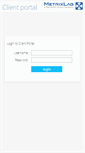 Mobile Screenshot of portal.metrixlab.com